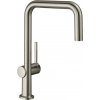Hansgrohe Talis M54 - Kuchynská páková batéria U 220, 1jet, vzhľad nerezu 72806800