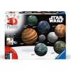 Řada 3D puzzle koulí Ravensburger: nebeská tělesa galaxie Star Wars