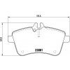 BREMBO Sada brzdových platničiek kotúčovej brzdy P50057