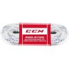 CCM Šnúrky CCM Proline Bavlnené 244cm, biela, 96