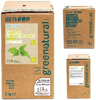 Greenatural Šampón pre všetky typy vlasov ľan a žihľava BIO 5 kg