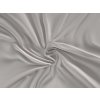 Kvalitex Saténová plachta LUXURY COLLECTION jednolôžko 100x200cm svetlo sivá Výška matraca: 15cm