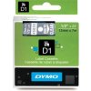 páska DYMO 45020 D1 White On Transparent Tape (12mm) (S0720600)