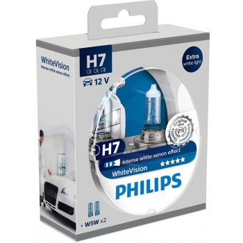 Philips WhiteVision H7 PX26d 12V 55W 2 ks od 24 € - Heureka.sk