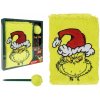 Cerdá Darčekový set Grinch - Grinch Plush (zápisník, pero)