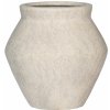 Pottery Pots Kvetináč Fleuri, béžový travertín, 46 x 46 cm