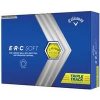 Callaway golfové loptičky ERC soft TRIPLE TRACK 23 3-plášťové 12ks žlté
