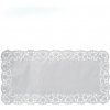 Dekoračná krajka hranatá biela 15 x 24 cm, 100ks