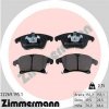 Sada brzdových platničiek kotúčovej brzdy OTTO ZIMMERMANN 22269.195.1