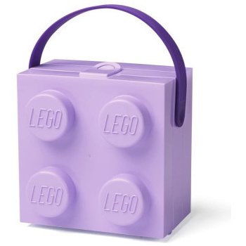 LEGO® box s rukoväťou fialová