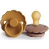 CUMLÍKY FRIGG DAISY HONEY GOLD/ ROSE GOLD, 0-6M, KAUČUK