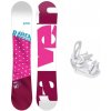 Raven Style Pink dámsky snowboard + Raven S230 White viazanie - 150 cm + vázání S/M (EU 37-42)