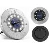 NÁJAZDOVÁ LAMPA 8 LED DIÓD SOLÁRNA ZÁHRADNÁ ZAPICHOVACIA SVETLÁ SOLÁRNE