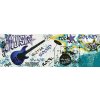Dimex fototapeta Modrá gitara M-396 | 330 x 110 cm (Vliesová fototapeta | lepidlo zdarma)
