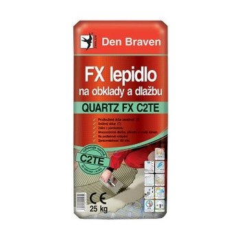 Den Braven Fx Quartz FX C2TE lepidlo na obklady a dlažby 7kg sivé