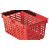 DURABLE Nákupný košík, plastový, 19 l, červená