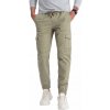 Pánske nohavice JOGGER s vreckami cargo, zapínanie na zips, khaki V1 OM-PAJO-0123 XL