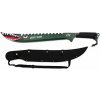 Mačeta Albainox Angry Shark 45 cm - zelená-čierna