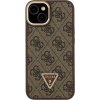 Guess 4G Strass Triangle Logo kryt s výklopným stojanom a MagSafe pre iPhone 15 - hnedý 57983125177 - možnosť vrátiť tovar ZADARMO do 30tich dní