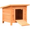 Domček pre mačku VidaXL hnedá drevená 50 x 46 x 43,5 cm