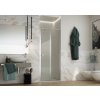 FORTE Sprchové dvere ESSENCE N2S Farba rámu - Biela, Rozmer A - 70 cm, Výplň - Stampato C bezpečnostné sklo - 6 mm BEN2S10B2