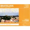 Bratislava turistický plán mesta s perokresbami pamiatok 1:5,5tis skladaná mapka (Skladaná kompaktná mapka Bratislavy vhodná do vrecka. Ideálna na spoznávanie zákutí hlavného mesta Bratislava. Do mapy