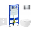 Geberit Duofix - Set predstenovej inštalácie, klozetu Oudee Vortex a dosky softclose, tlačidlo Sigma30, chróm SANI11CA1147