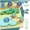 Djeco Vkladacie puzzle Zvieratkové autíčka