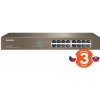 Tenda TEG1016D - 16x Gigabit Switch, Fanless-bez ventilátorov, Rackmount, ochrana proti prepätiu 75010017