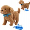 Interaktívny plyšová hračka psík hnedý zvukový Skleplolki 26 cm