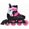 Powerslide Khaan Junior SQD Pink detské kolieskové korčule - 4x, 68, EU 27-30