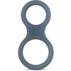 Silikónový krúžok na penis a loptičku - sivý - Boners Boners Silicone Cock Ring and Ball Stretcher