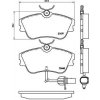 Sada brzdových platničiek kotúčovej brzdy BREMBO P 85 050