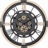 Atmosphera Velké nástěnné hodiny s viditelným mechanismem KENT, 80 cm