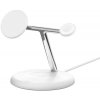 Belkin Boost Charge Pro 3-in-1 Magnetic Wireless Charging Stand with Qi2 15W - White
