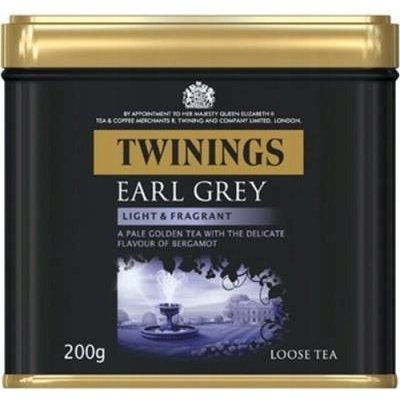 Twinings Čierny listový čaj Earl Grey Light & Fregnant 200 g