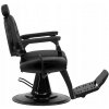 Gabbiano Barber kreslo Francesco čierne s čiernym rámom