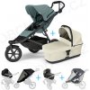 Set 5v1 Thule Urban Glide 3 Mid blue 2024 + vanička Soft beige + pláštenky + ochranná sieť