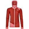 Dámska bunda Ortovox SWISSWOOL COL BECCHEI HYBRID JACKET - oranžová XS