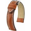 Kožený remienok Hirsch Heavy Calf L 01475070-2, hnedý, teľacia koža, dĺžka L, Quick Release 22 mm