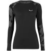 SALEWA CRISTALLO WARM Dámske termo tričko black Farba: Midnight, Veľkosť: M