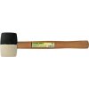 Strend Pro 230260 Kladivo HM232 340 g, gumené, BlackWhiteHead, drevená rúčka