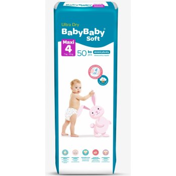 Baby Baby Soft 4 Maxi 7-18 kg Ultra dry 50 ks