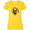 Majster v kradnutí sŕdc nemecký ovčiak (personalizovane menom) Dámske M Yellow
