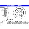 ATE Brzdový kotúč 24.0110-0317.1