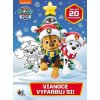 Vyfarbuj si! Labková patrola Vianoce -