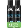 Adidas DUOPACK Ice Dive pánsky deospray 2x150ml