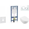 Geberit Duofix - Set predstenovej inštalácie, klozetu Subway 2.0 a dosky softclose, tlačidlo Sigma20, biela/lesklý chróm SANI11CK3111