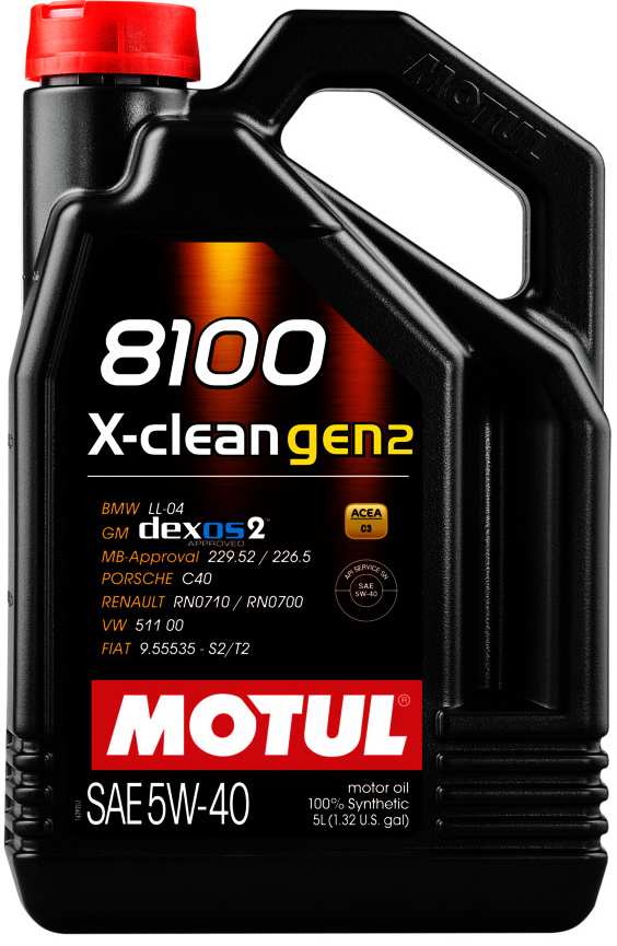 Motul 8100 X-CLEAN GEN2 5W-40 5 l