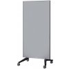 LEGAMASTER Tabuľa GLASSBOARD 90x175cm sivá na kolieskach